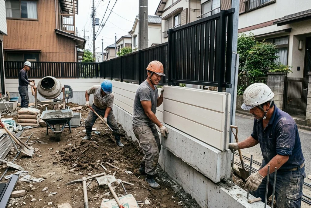 ブロッキー施工 画像